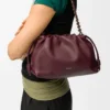 Middelgrote Flamenco Purse van zacht nappa-lamsleer