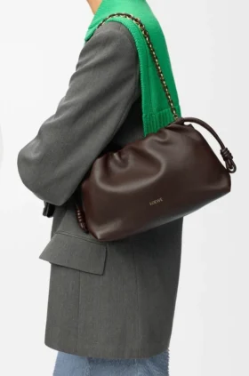 Middelgrote Flamenco Purse van zacht nappa-lamsleer