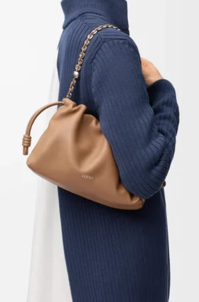 Middelgrote Flamenco Purse van zacht nappa-lamsleer