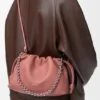 Middelgrote Flamenco Purse van zacht nappa-lamsleer