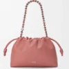 Middelgrote Flamenco Purse van zacht nappa-lamsleer