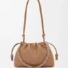 Middelgrote Flamenco Purse van zacht nappa-lamsleer