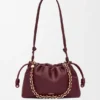 Middelgrote Flamenco Purse van zacht nappa-lamsleer