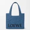 Middelgrote loewe Font Tote van raffia Middelgrote loewe Font Tote van raffia