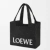 Middelgrote loewe Font Tote van raffia