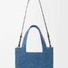 Middelgrote loewe Font Tote van raffia Middelgrote loewe Font Tote van raffia