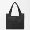 Middelgrote loewe Font Tote van raffia