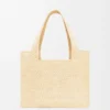 Middelgrote loewe Font Tote van raffia Middelgrote loewe Font Tote van raffia