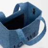 Middelgrote loewe Font Tote van raffia Middelgrote loewe Font Tote van raffia