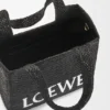 Middelgrote loewe Font Tote van raffia