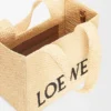 Middelgrote loewe Font Tote van raffia Middelgrote loewe Font Tote van raffia