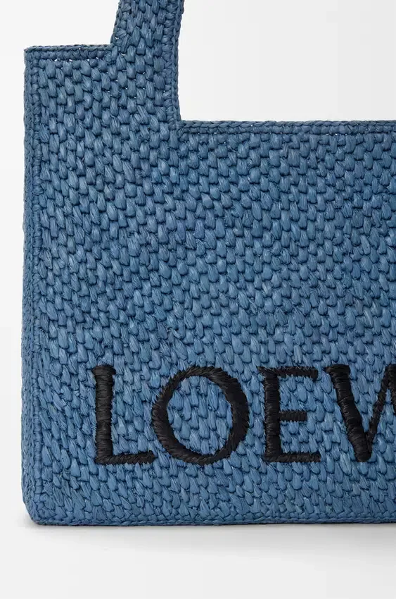 Middelgrote loewe Font Tote van raffia Middelgrote loewe Font Tote van raffia