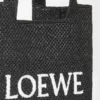 Middelgrote loewe Font Tote van raffia