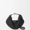 Middelgrote loewe Swing-tas van raffia en kalfsleer Middelgrote loewe Swing-tas van raffia en kalfsleer