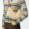Middelgrote loewe Swing-tas van raffia en kalfsleer Middelgrote loewe Swing-tas van raffia en kalfsleer