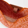 Middelgrote loewe Swing-tas van raffia en kalfsleer Middelgrote loewe Swing-tas van raffia en kalfsleer