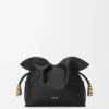 Mini Coil Flamenco-clutch van nappa-kalfsleer