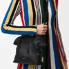 Mini Coil Flamenco-clutch van nappa-kalfsleer