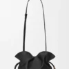 Mini Coil Flamenco-clutch van nappa-kalfsleer