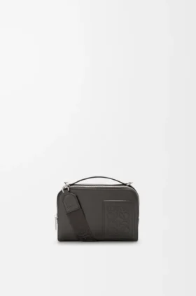 Mini-crossbody-cameratas van satijnkalfsleer
