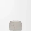 Mini-crossbody-cameratas van satijnkalfsleer Mini-crossbody-cameratas van satijnkalfsleer