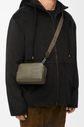 Mini-crossbody-cameratas van satijnkalfsleer