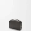Mini-crossbody-cameratas van satijnkalfsleer Mini-crossbody-cameratas van satijnkalfsleer