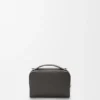 Mini-crossbody-cameratas van satijnkalfsleer Mini-crossbody-cameratas van satijnkalfsleer