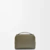 Mini-crossbody-cameratas van satijnkalfsleer Mini-crossbody-cameratas van satijnkalfsleer