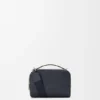 Mini-crossbody-cameratas van zacht generfd kalfsleer Mini-crossbody-cameratas van zacht generfd kalfsleer