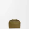 Mini-crossbody-cameratas van zacht generfd kalfsleer Mini-crossbody-cameratas van zacht generfd kalfsleer