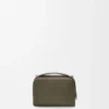 Mini-crossbody-cameratas van zacht generfd kalfsleer Mini-crossbody-cameratas van zacht generfd kalfsleer