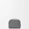 Mini-crossbody-cameratas van zacht generfd kalfsleer Mini-crossbody-cameratas van zacht generfd kalfsleer