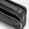 Mini-crossbody-cameratas van zacht generfd kalfsleer Mini-crossbody-cameratas van zacht generfd kalfsleer