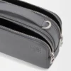 Mini-crossbody-cameratas van zacht generfd kalfsleer Mini-crossbody-cameratas van zacht generfd kalfsleer
