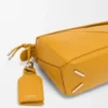 Mini Featherlight Puzzle-tas van nappa-lamsleer