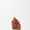 Mini Featherlight Puzzle-tas van nappa-lamsleer