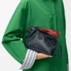Mini Flamenco-clutch met gelaagde structuur van nappa-kalfsleer Mini Flamenco-clutch met gelaagde structuur van nappa-kalfsleer