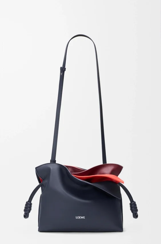 Mini Flamenco-clutch met gelaagde structuur van nappa-kalfsleer Mini Flamenco-clutch met gelaagde structuur van nappa-kalfsleer