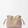 Mini Flamenco-clutch van nappa-kalfsleer Mini Flamenco-clutch van nappa-kalfsleer