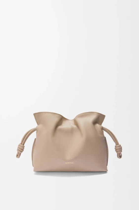 Mini Flamenco-clutch van nappa-kalfsleer Mini Flamenco-clutch van nappa-kalfsleer