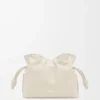 Mini Flamenco-clutch van nappa-kalfsleer