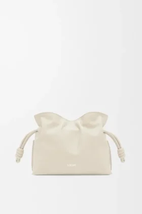 Mini Flamenco-clutch van nappa-kalfsleer Mini Flamenco-clutch van nappa-kalfsleer