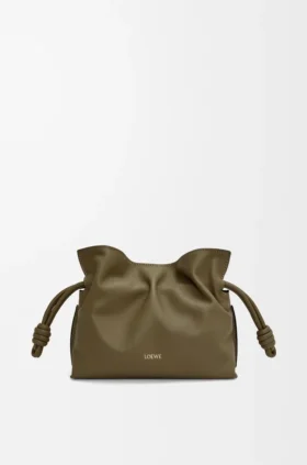 Mini Flamenco-clutch van nappa-kalfsleer Mini Flamenco-clutch van nappa-kalfsleer