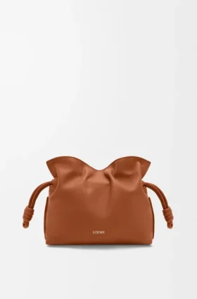 Mini Flamenco-clutch van nappa-kalfsleer Mini Flamenco-clutch van nappa-kalfsleer