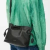 Mini Flamenco-clutch van nappa-kalfsleer