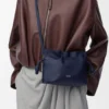 Mini Flamenco-clutch van nappa-kalfsleer