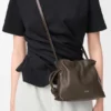Mini Flamenco-clutch van nappa-kalfsleer