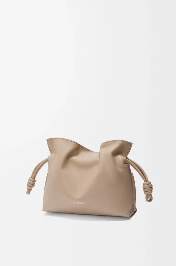 Mini Flamenco-clutch van nappa-kalfsleer Mini Flamenco-clutch van nappa-kalfsleer