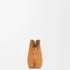 Mini Flamenco-clutch van nappa-kalfsleer